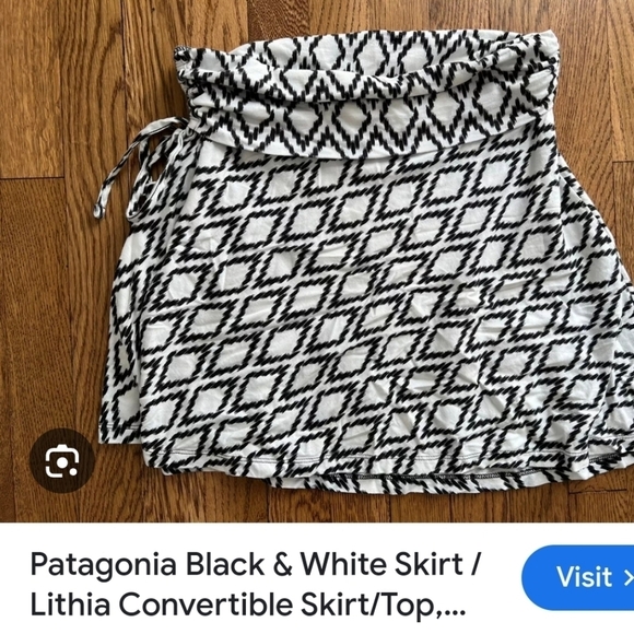 PATAGONIA Lithia Mini Skirt Or Top Size Medium NWT - Picture 10 of 12